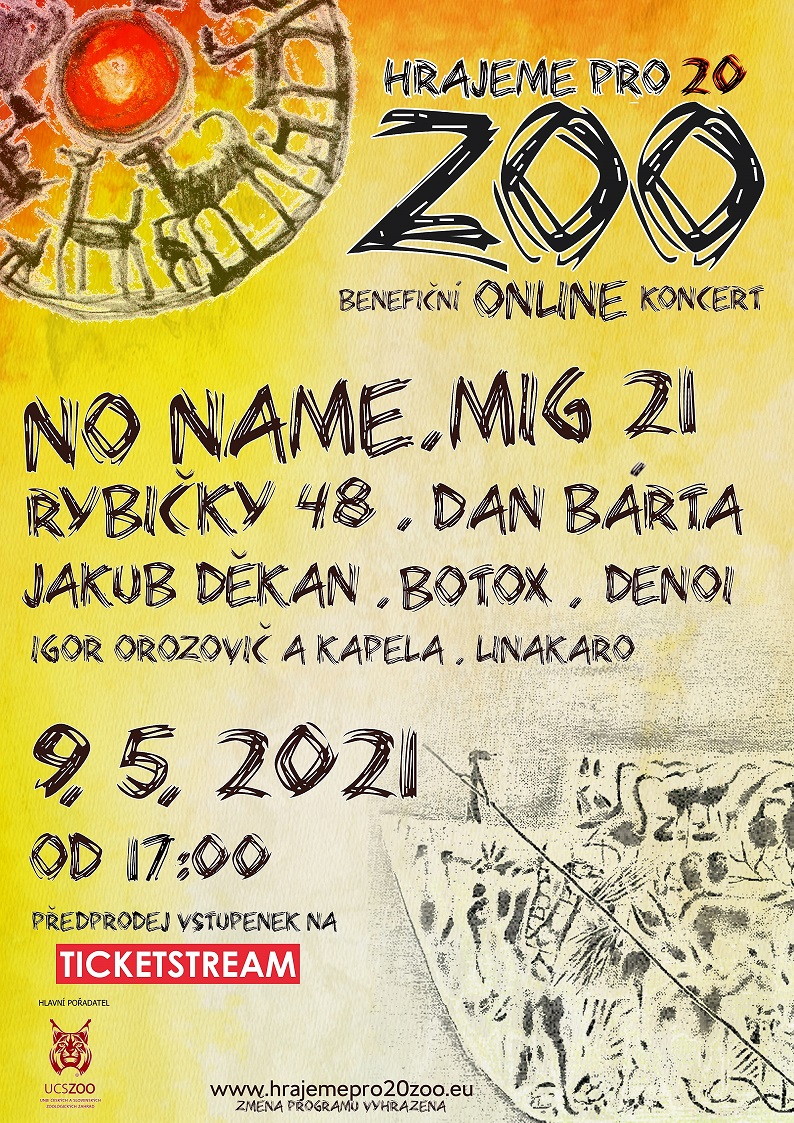 Benefiční online koncert „Hrajeme pro 20 ZOO“
